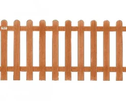 New Elephant Tuinhek hardhout bankirai Classic recht 10L (180 x 80 cm) ribbel