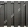 Outlet C-Wood Tuinhek poort composiet Stijl antraciet met antraciet frame incl. hang- en sluitwerk (100 x 93,5 cm)