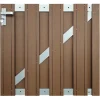 Discount C-Wood Tuinhek poort composiet Stijl bruin met alu frame incl. hang- en sluitwerk (100 x 93,5 cm)