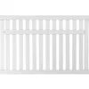 New Plus Danmark Tuinhek vuren - Country recht wit (149 x 96 cm)