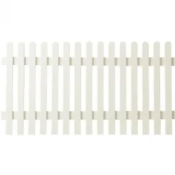 Outlet Plus Danmark Tuinhek vuren - Retro recht wit (150 x 80 cm)