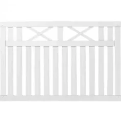 Hot Plus Danmark Tuinhek vuren - Vinesse rechte tuinhekken wit (150 x 96 cm)