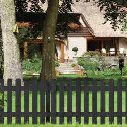 Online Elephant Tuinhek vuren zwart gelakt (180 x 80 cm) geschaafd