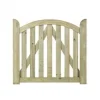 Discount Plus Danmark Tuinhekpoort vuren - Ligno toog groen geimpregneerd (100 x 88/85 cm)