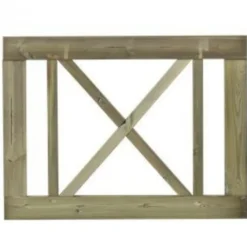 Plus Danmark Tuinhekpoort vuren - Rom recht groen geimpregneerd (100 x 75 cm)