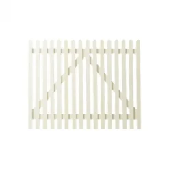 Sale Plus Danmark Tuinhekpoort vuren - Skagen Lux recht wit (150 x 120 cm)