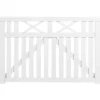 New Plus Danmark Tuinhekpoort vuren - Vinesse rechte poorten wit (150 x 98 cm)