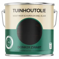 Best Hermadix Tuinhout olie biobased - Donker zwart 2,5 liter