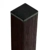 Sale C-Wood Tuinpaal composiet Basic donkerbruin met houten kern 6,8 x 6,8 cm