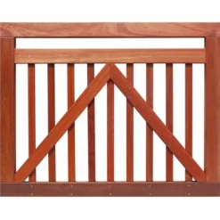 Discount Elephant Tuinpoort hardhout Bankirai industrieel glad (100 x 80 cm)