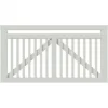 Outlet Plus Danmark Tuinpoort vuren - Linea wit recht (150 x 80 cm)