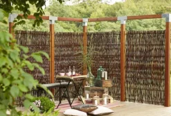 Discount Plus Danmark Tuinscherm gevlochten wilgen - Pil Luksus (120 x 180 cm)