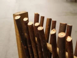 Best Plus Danmark Tuinscherm gevlochten wilgen - Pil Luksus (120 x 140 cm)