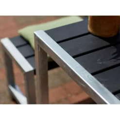 Clearance Plus Danmark Tuinset vuren Café - Hout & Staal gegrond zwart