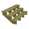 Best Plus Danmark Tuintrap hout - 3 treden - inclusief treden - 76 x 54 x 180 cm
