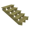 Sale Plus Danmark Tuintrap hout - 5 treden - inclusief treden - 126 x 88 x 120 cm