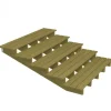Outlet Plus Danmark Tuintrap hout lui - 5 treden - inclusief treden - 196 x 68 x 180 cm