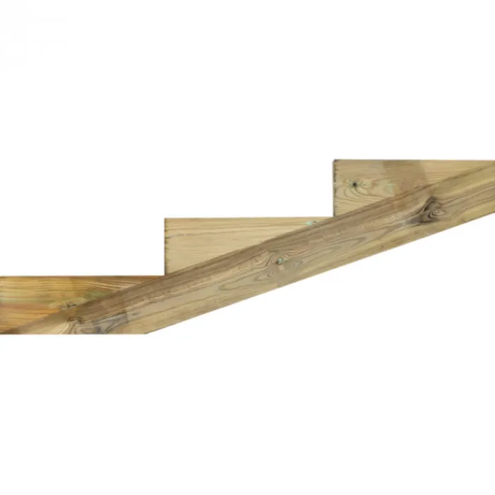 Plus Danmark Tuintrap lui vuren geimpregneerd - Trapbalk 3 treden