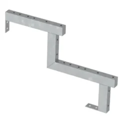 Outlet Plus Danmark Tuintrap staal - 4 treden - inclusief treden 180 cm