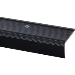 Online HomingXL Uitloopprofiel - Trapkant aluminium zwart - 23 x 45 mm (95 cm)