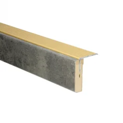 Clearance Bo Lundgren Uitloopprofiel Goud - Göteborg Beton Donker - 121 x 6,3 cm