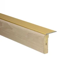 Clearance Bo Lundgren Uitloopprofiel Goud - Kristianstad Zand Eik - 90 x 6,3 cm