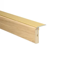 New Bo Lundgren Uitloopprofiel Goud - Sundsvall Natuur Eik - 136 x 6,3 cm