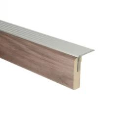 New Bo Lundgren Uitloopprofiel Zilver - Gavle Warm Noten - 136 x 6,3 cm