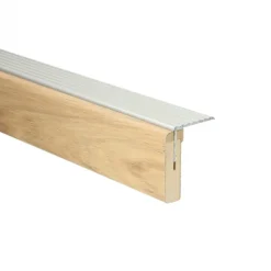 Hot Bo Lundgren Uitloopprofiel Zilver - Sundsvall Natuur Eik - 121 x 6,3 cm