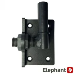 Hot Elephant Verstelbare duim voor tuindeuren - Verzinkt staal zwart gepoedercoat (2 stuks)