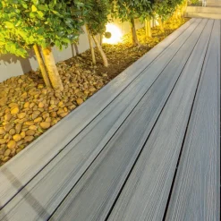 Discount Eva-Last Vlonder totaalpakket composiet 2,5 x 21 cm Ibiza (4 mtr) vlak/schorsmotief