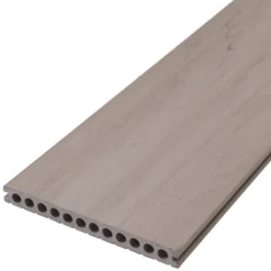 Online DuoWood Vlonder totaalpakket composiet semi massief 2,5 x 25 cm - XWB Riviera (3 mtr) vlak/grove ribbel