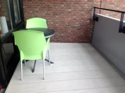 Best DuoWood Vlonder totaalpakket composiet semi massief 2,5 x 25 cm - XWB Riviera (4 mtr) vlak/grove ribbel