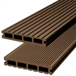 Best DuoWood Vlonderplank composiet 2,5 x 14,6 cm Douala groef/ribbel