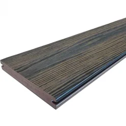 Clearance Eva-Last Vlonderplank composiet massief 2,4 x 19 cm driftwood dark schorsmotief