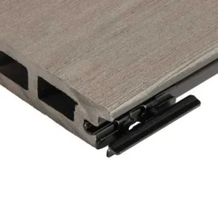 C-Wood Vlonderplank composiet naadloos - 2,1 x 14,5 cm - grijs houtnerf