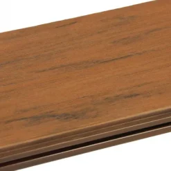 Hot C-Wood Vlonderplank composiet naadloos - 2,1 x 14,5 cm - bruin gevlamd houtnerf