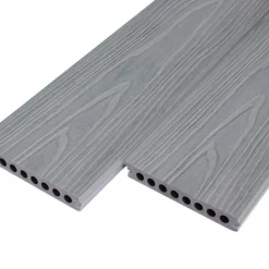 Sale C-Wood Vlonderplank composiet semi massief co-extrusie 2,1 x 14 cm Loft Grey naadloos