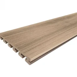 New Eva-Last Vlonderplank composiet semi massief 2,5 x 21 cm eiken vlak/schorsmotief