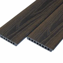 New C-Wood Vlonderplank composiet semi massief co-extrusie 2,1 x 14 cm Dark Oak naadloos