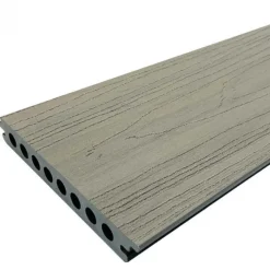 Best Elephant Vlonderplank composiet semi massief co-extrusie 2,1 x 14 cm Dark Grey houtnerf