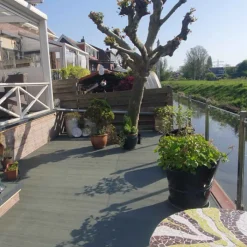 Discount C-Wood Vlonderplank composiet semi massief co-extrusie 2,1 x 14 cm Pure Jade naadloos