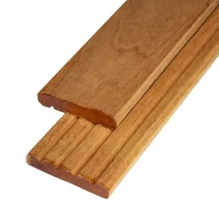 New Smaragd Vlonderplank hardhout Kapur 1,6 x 9,0 cm v-groef/vlak