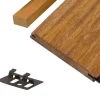 Online Smaragd Vlonderplank totaalpakket hardhout Merbau 2,1 x 14,5 cm (4,90 mtr) geschaafd voor RVS clips