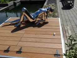 Discount Smaragd Vlonderplank totaalpakket hardhout Bankirai 2,8 x 14,5 cm (4,30 mtr) groef/vlak