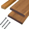 Sale Smaragd Vlonderplank totaalpakket hardhout Ipé 2,1 x 14,5 cm (2,75 mtr) geschaafd