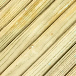 Smaragd Vlonderplank totaalpakket geïmpregneerd Grenen licht groen 2,1 x 14,5 cm (3,00 mtr) groef/vlak