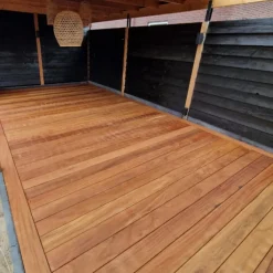 Smaragd Vlonderplank totaalpakket Cumaru 2,1 x 14,5 cm (2,75 mtr) geschaafd voor Deckwise clips