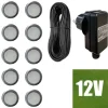 Clearance garden lights Vlonderspot set Luxi - 12 volt - 40 mm (set 10 stuks)