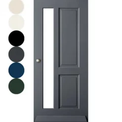 Outlet Austria Voordeur City Line - Amersfoort (L1 / R4) - stomp dekkend voorbehandeld grijs